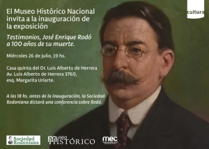El Museo Histórico Nacional conmemora la figura de José Enrique Rodó