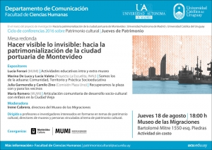 Jueves de Patrimonio en el Museo de las Migraciones