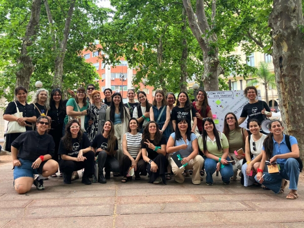 Participantes del Grupo en la Plaza Matriz 