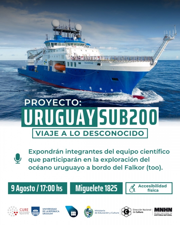Proyecto SUB200, conociendo las profundidades del mar uruguayo