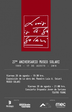 El mismo, pero otro. Inaugura nueva propuesta del Museo Solari en Fray Bentos.