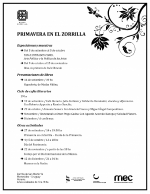 Primavera en el Museo Zorrilla.