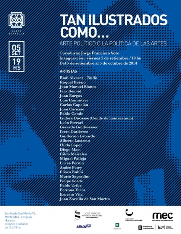 5 de setiembre en Museo Zorrilla (Montevideo): 'Tan ilustrados como...'