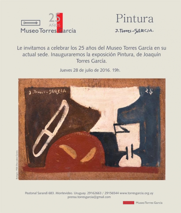 El museo Torres Garc&iacute;a cumple 25 a&ntilde;os en su actual ubicaci&oacute;n
