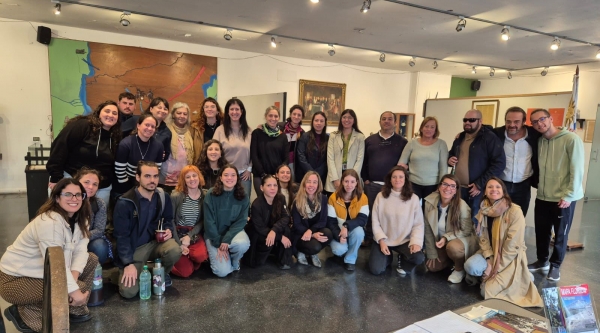Participantes del Grupo de Trabajo en el Museo Hist&oacute;rico de Florida