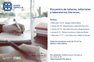 Encuentro de talleres, talleristas y laboratorios literarios en el Museo Zorrilla