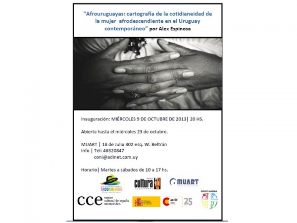 Inaugura exposici&oacute;n "Afrouruguayas..." en Museo de Artes Pl&aacute;sticas de Tacuaremb&oacute;