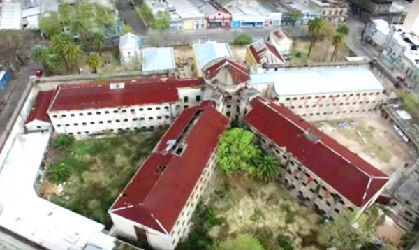 Vista a&eacute;rea de ex c&aacute;rcel de Miguelete