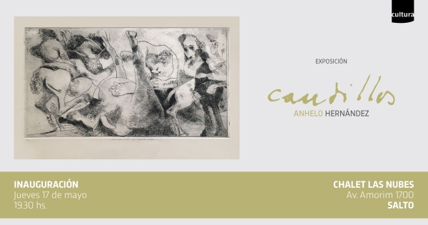 Exposici&oacute;n "Caudillos" de Anhelo Hern&aacute;ndez en chalet Las Nubes.