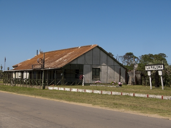 Antigua estaci&oacute;n de trenes en La Paloma, sede del futuro museo.