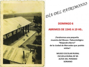 D&iacute;a del Patrimonio en el Museo Escolar Rural de Altos del Perdido (Soriano)