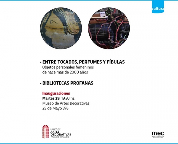 El Museo de Artes Decorativas invita a una doble inauguraci&oacute;n