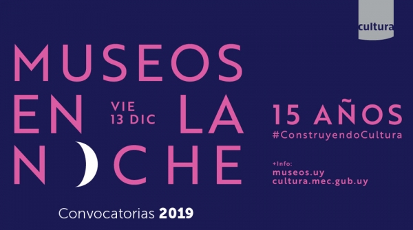 Convocatorias para Museos en la Noche. Edici&oacute;n 15 a&ntilde;os #ConstruyendoCultura.