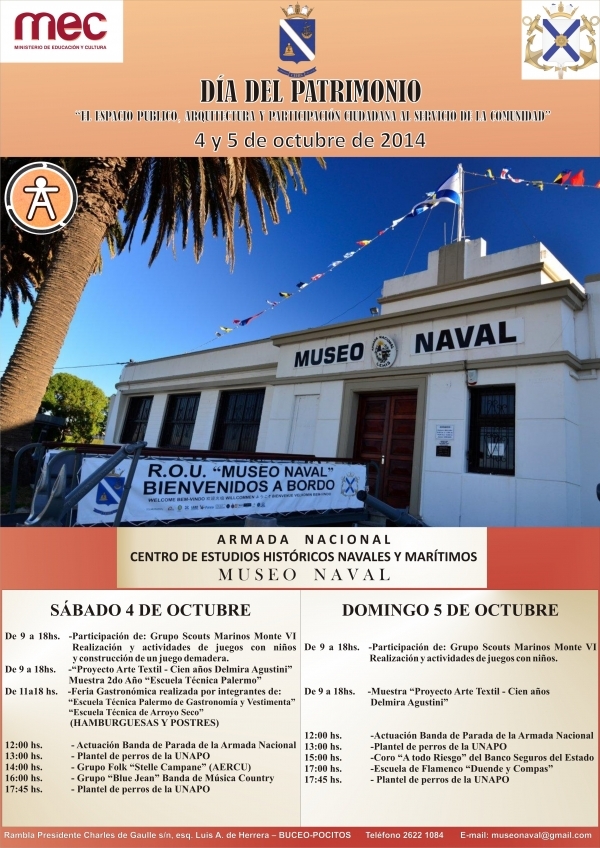Actividades en el Museo Naval por el D&iacute;a del Patrimonio.