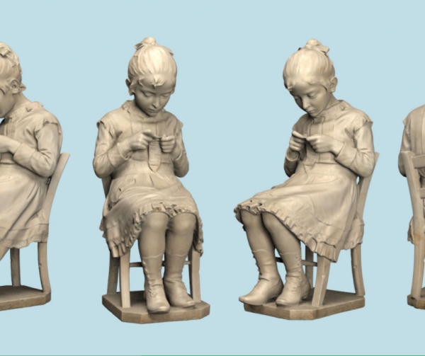 Escultura La Tejedora