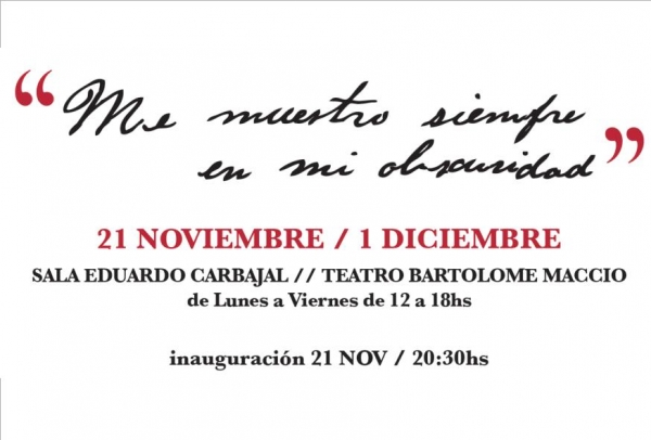 Exposici&oacute;n sobre Ma. Eugenia Vaz Ferreira en San Jos&eacute;.