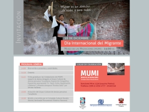 D&iacute;a Internacional de las Migraciones en el MUMI. 18 de diciembre.