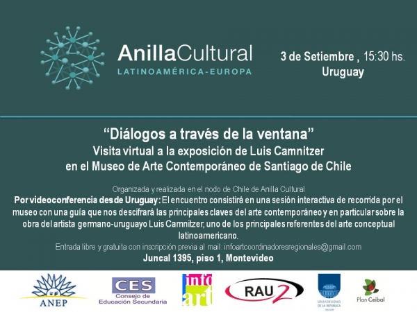 Visita virtual a la exposici&oacute;n de Camnitzer en el MAC de Chile. Martes 3 de setiembre a las 15:30 hs.