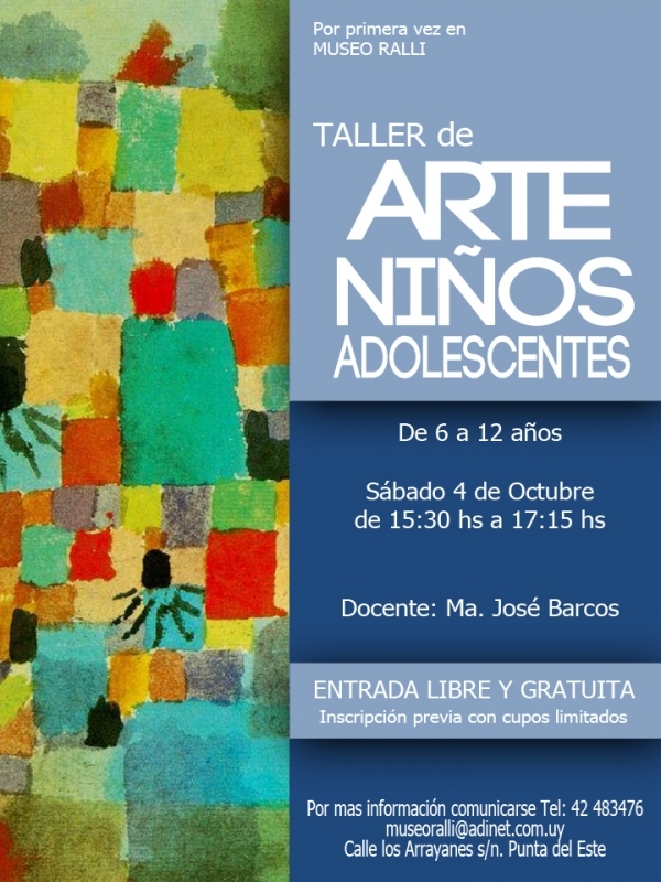 Talleres para ni&ntilde;os en el Museo Ralli de Punta del Este