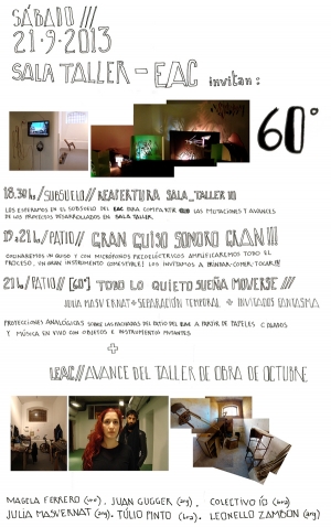 S&aacute;bado 21 de setiembre: Patio del Espacio de Arte Contempor&aacute;neo (EAC)