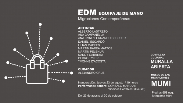 Jueves 23 de agosto inaugura 'Equipaje de Mano' en MuMi de Montevideo